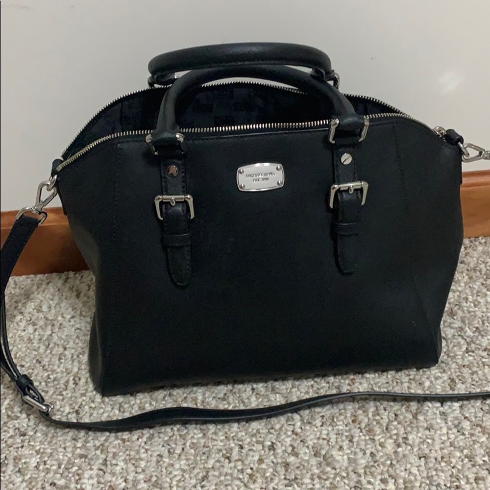 Black Michael Kors hand bag, moderately sized